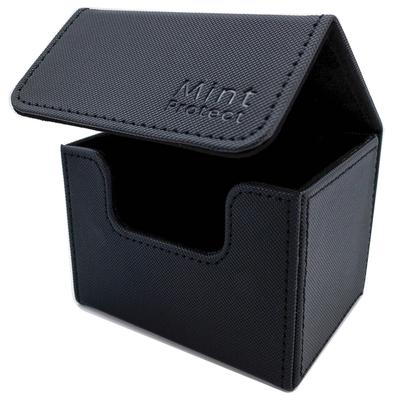Mint Protect Deck Case Side Loader 100 Pokeka Card Case (Black)