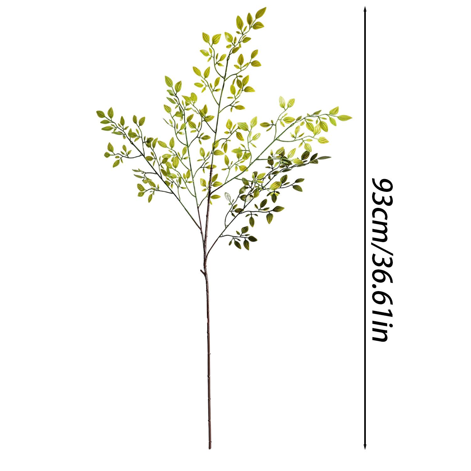 

1/5Pcs Fake Nandina Domestica Plant Wedding Decoration Home Room Landscaping Decor DIY Vase Ornament Fake Green Leaf Plant 1PC