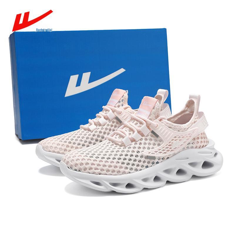 Warrior Men s Black Summer 2026 Breathable Mesh Running Shoes - Large Size, Lightweight Casual Sneakers 38