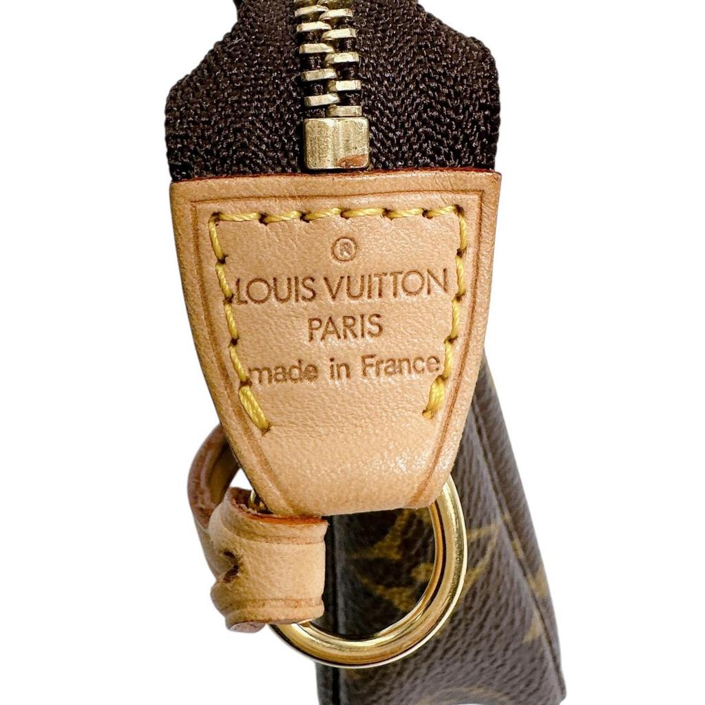 LOUIS VUITTON Monogram Pouch Monogram canvas Brown Women M51980 Used