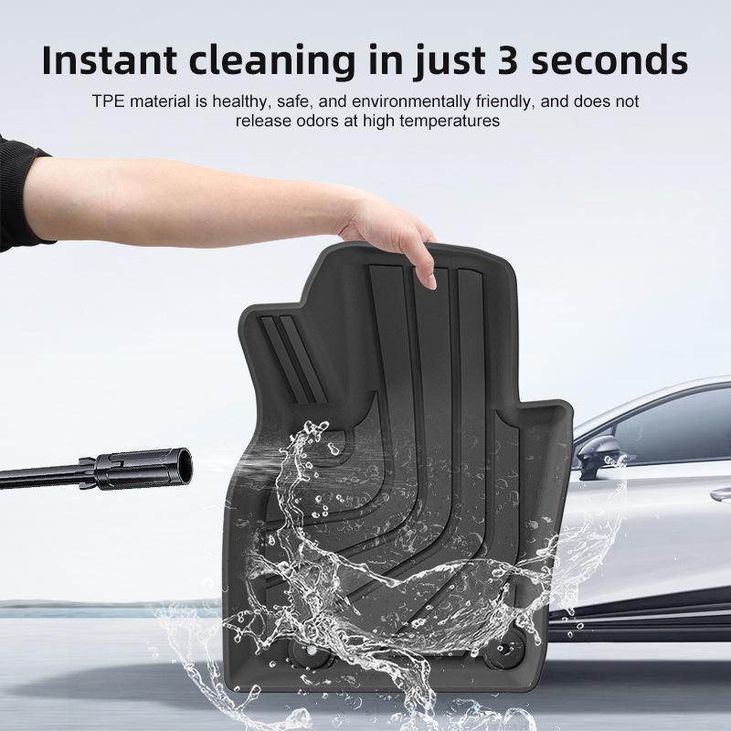 Eco-Friendly TPE Floor and Trunk Mats for 25 Mazda CX-70 Models