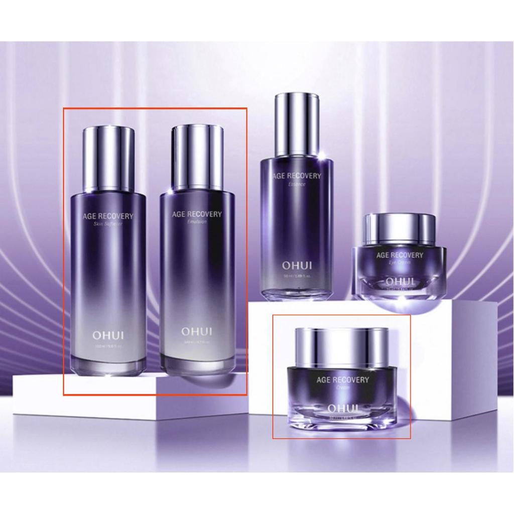 Ohui Age Recovery 3-Item Special Set (Softener 150ml + Emulsion 140ml + Cream 50ml)