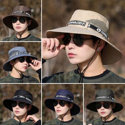 1Pcs Wide Brim Bucket Hat Outdoor Summer Gorro Sun Hat Hiking Sombrero Fishing Camping UV Protection Cap for Men Women