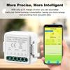 Smart Tuya Wifi Energy Meter Solar PV System Power Production Consumption Bidirectional Monitoring Meter 80A AC100-240V 50/60HZ