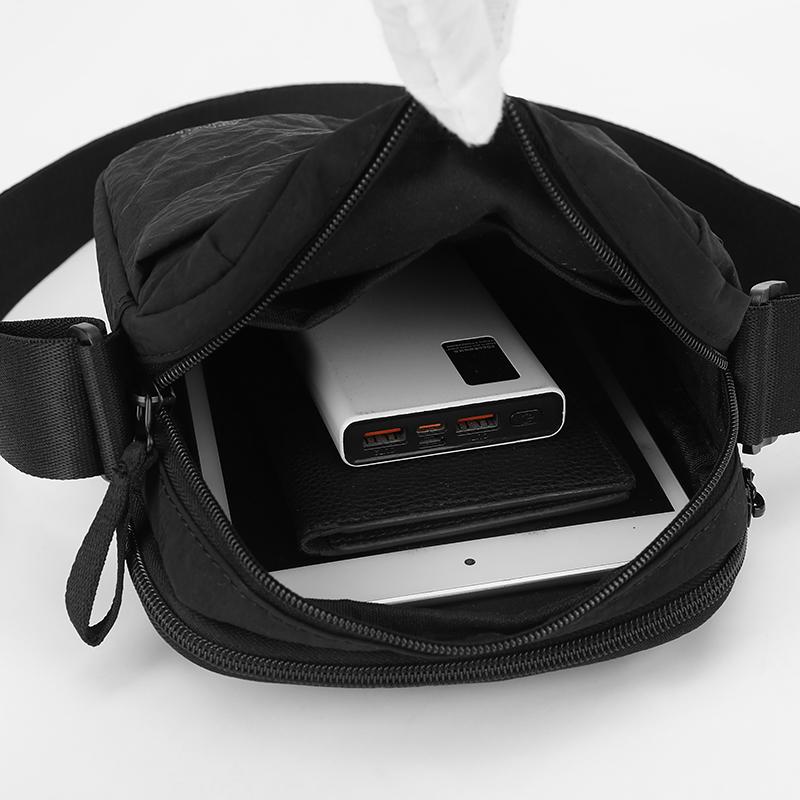 Men's Nylon Crossbody Bag Lightweight Water Resistant Shoulder Sling Messenger Travel Bag