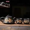 Handmade Zisha Xishi Teapot Color-changing Tea Pot Chinese Teaware Set Kungfu Tea Ceremony Tea Accessories Purple Clay Teapots