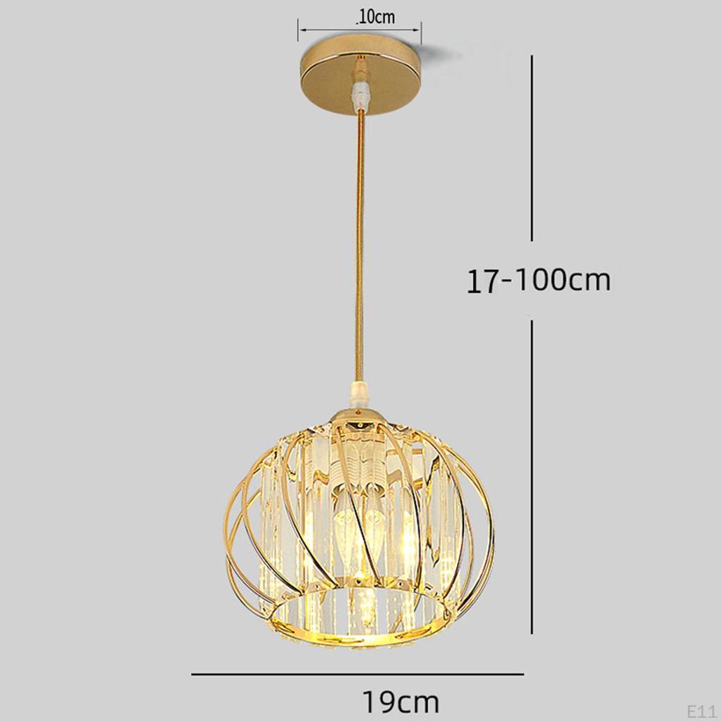 Ceiling Light Fixture LED Pendant Chandelier Adjustable Modern Hanging Lamp for