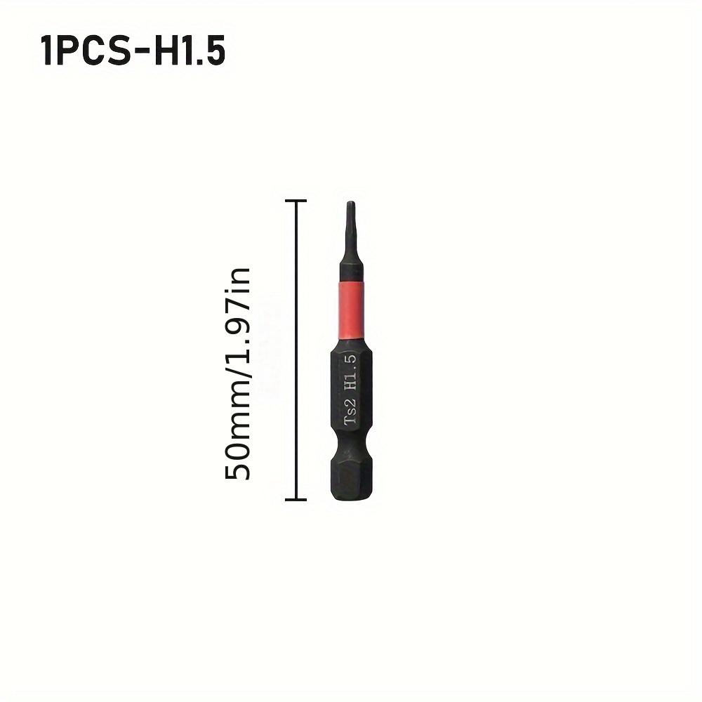 1 Pc Magnetic Screwdriver Bit Set 1/4" Hex Shank Quick Change Impact Driver with Strong Magnetic Tip Hexagonal Head Repair Hand Tools