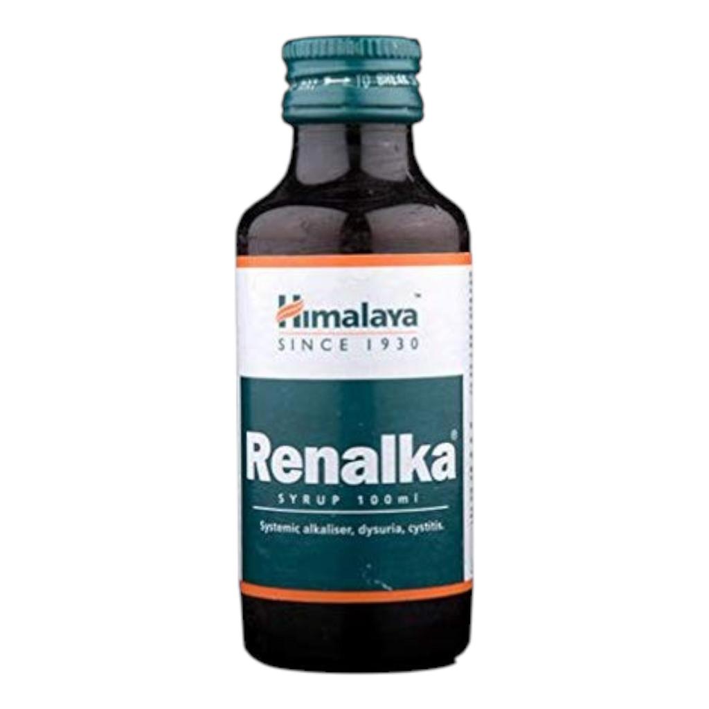 Himalaya Renalka Syrup 100ml Bottle for Urinary Tract Support and Healthy Urinary pH Balance