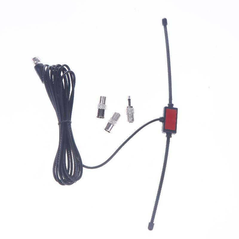1 Set Fm F-Head Sheep Horn Antenna For Car Fm Tv Radio Station 75 Ohms F Female Head To Tv3.5 Mono Fm Radio Antenna