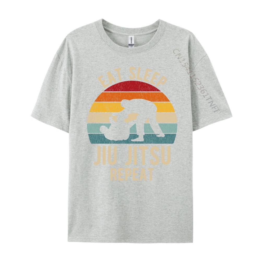 Eat Sleep Jiu Jitsu Repeat Bjj Shirt Retro XS Graphic T Shirts T Shirt Men Graphic