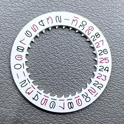 Date Disk Wheel Vintage Red Odd Number for NH35 NH36 Movement