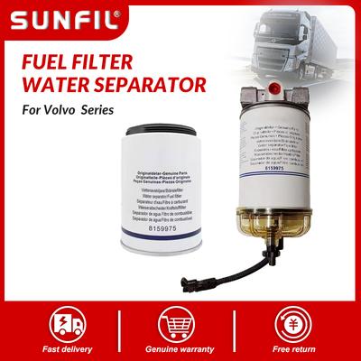 8159975 8129975 3989632   FS19521 R90P Fuel Filter Water Separator For Volvo 390RC 490R 690R 790R Series 