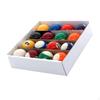 Boules de Billard Pool, 16 Pièces 25 Boules d'Entraînement Résine Amicales Set Mini Jouet pour Enfants