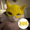 3D-gedruckte Katzenmaske Lustige Wikinger-Katzen-Gesichtsmaske für Maskerade Cosplay Kostüm Halloween Party Zubehör