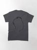 Depeche Mode Martin Gore Profile Black Outline Blue Background Classic T-Shirt