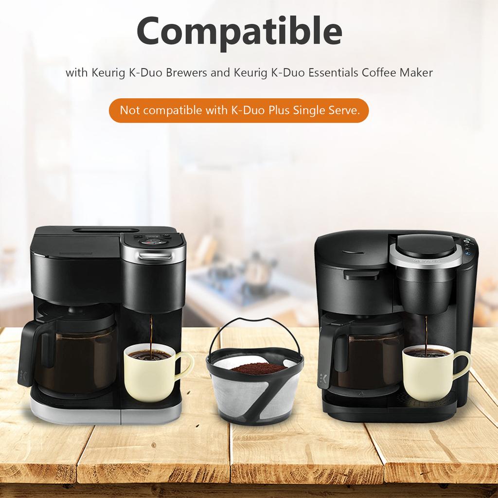 Reusable Mesh Ground Coffee Filter Basket Fit Compatible with K- and K- Coffee NaMachine
