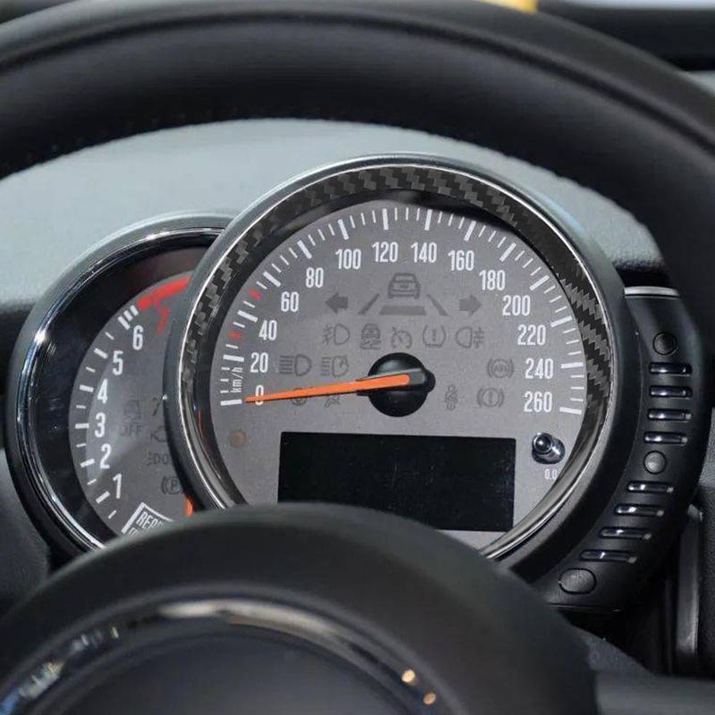 BGC1 For MINI R55 R55 R60 R61 Countryman Car Tachometer Carbon Fiber Decoration Cover Interior Modification Sticker Accessories