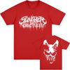 White Logo Mask Graphic Tees SLAUGHTER TO PREVAIL Rock Band Tshirts Hip Hop Unisex Streetwear Cotton Short Sleeve Male T Shirt