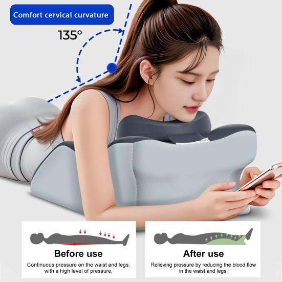 Couples Intimacy Pillow Memory Foam Wedge Cushion Back Support Pillow Multifunctional Leg Wedge Prone Cushion for Bed Lying And Sitting