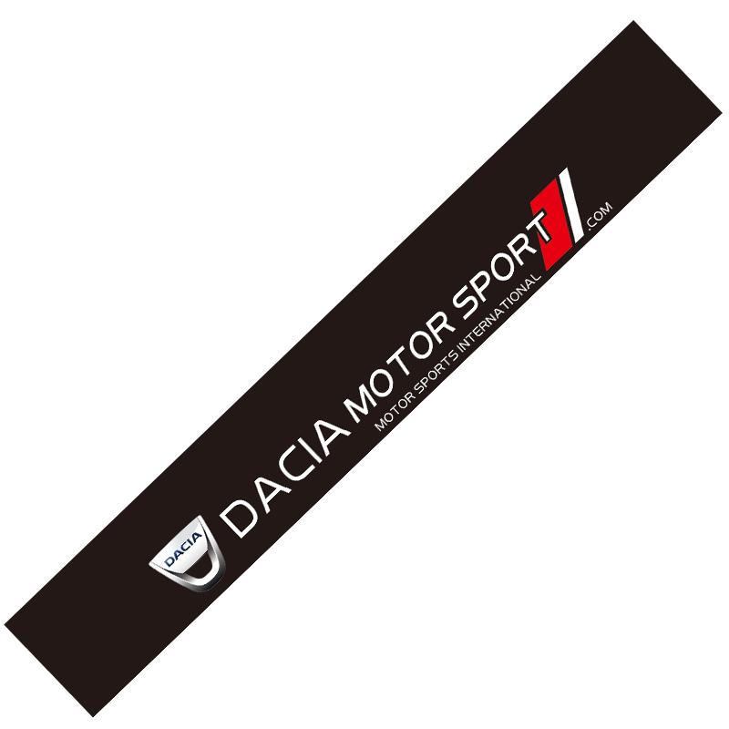 

1Pcs Car Front Rear Windshield Decoration Stickers For Dacia Duster Logan Sandero Stepway Dokker Lodgy MCV 2019 Spring Bigste