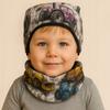 Comple Bambino Cappello+Scaldacollo 92-104 Per Ragazzo 46-50 Autunno Con Trattorini