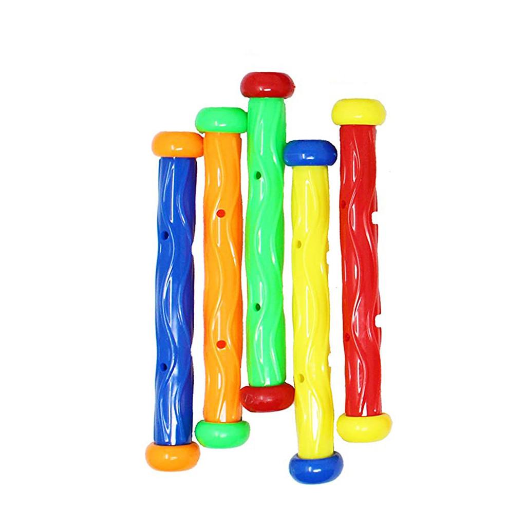 Colorful Kids Diving Toy Set With Water Rings Torpedo Pool Fun For Ages 3 To 6 Years