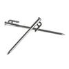 20/25/30/35/40CM Stainless Steel Tent Stake Heavy Duty Outdoor Hiking Camping Tent Tarp Canopy Windproof Ground Spike Nail Metal Tent Peg