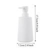 Modern Ribbed Handwash Container 380ml Capacity Soap Lotion Bottle  Bathroom Use