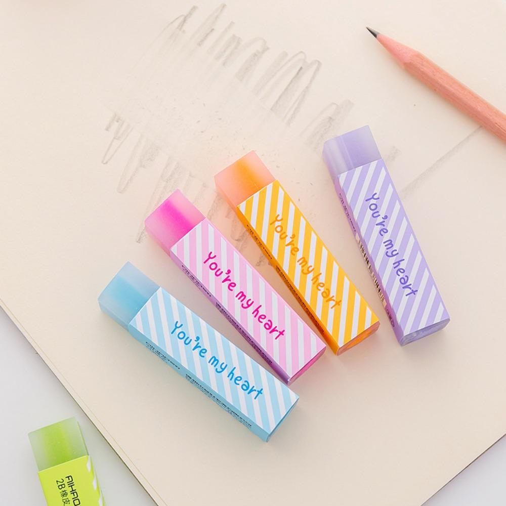 Kids Gifts Fancy Eraser Random Color Cute Eraser Creative Strip Eraser