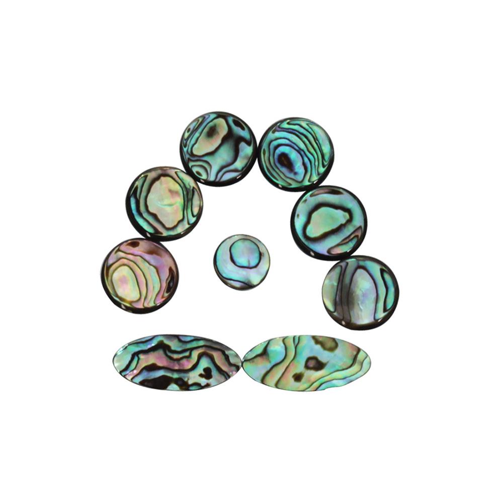 9pcs White Mother of Pearl   Key Button Inlays for  Celsius AltoCelsius Soprano Sax Saxophone