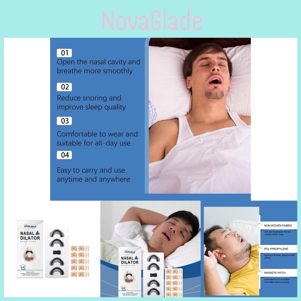 South Moon Snoring Relief Patch Set For Comfortable Sleep And Nasal Care Pack