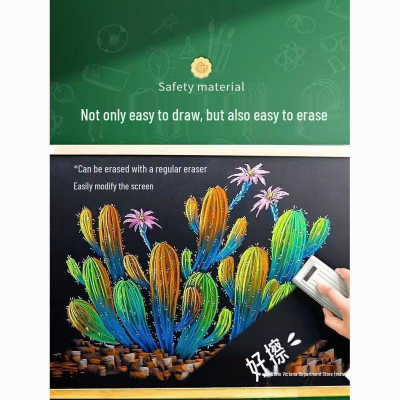 Vibrant Chalkboard Art Chalk: Micro-Dust for Kids, Teachers, & Home Use