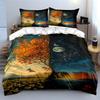Tree, Moon, Butterfly, Flowers. Bedding Sets Duvet Cover Sets Duvet Covers Pillowcases(1 * Duvet Cover 2 * Pillowcases Without Duvet Insert)