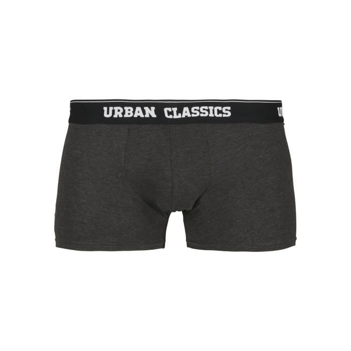 Lot de 5 boxers - Urban Classics - Multicolore - Coton - Mixte - Confortable