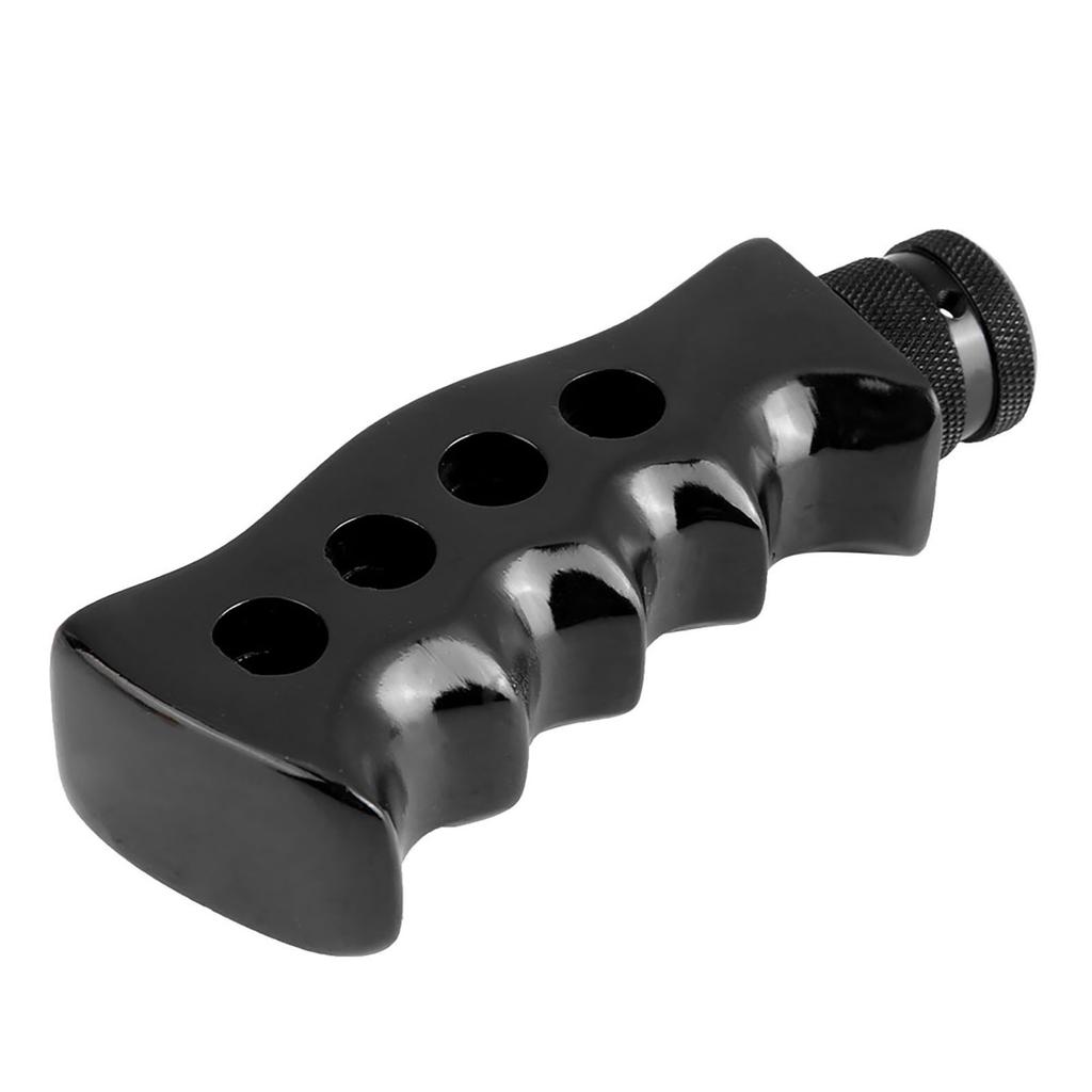 Universal Car Resin and Aluminum Alloy Manual Transmission Gear Shift Knob Handle Shifter Lever Black