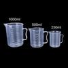 250/500/1000/ml Plastic Reusable Measuring Jug Measuring Cylinder With Handle Measuring Cup