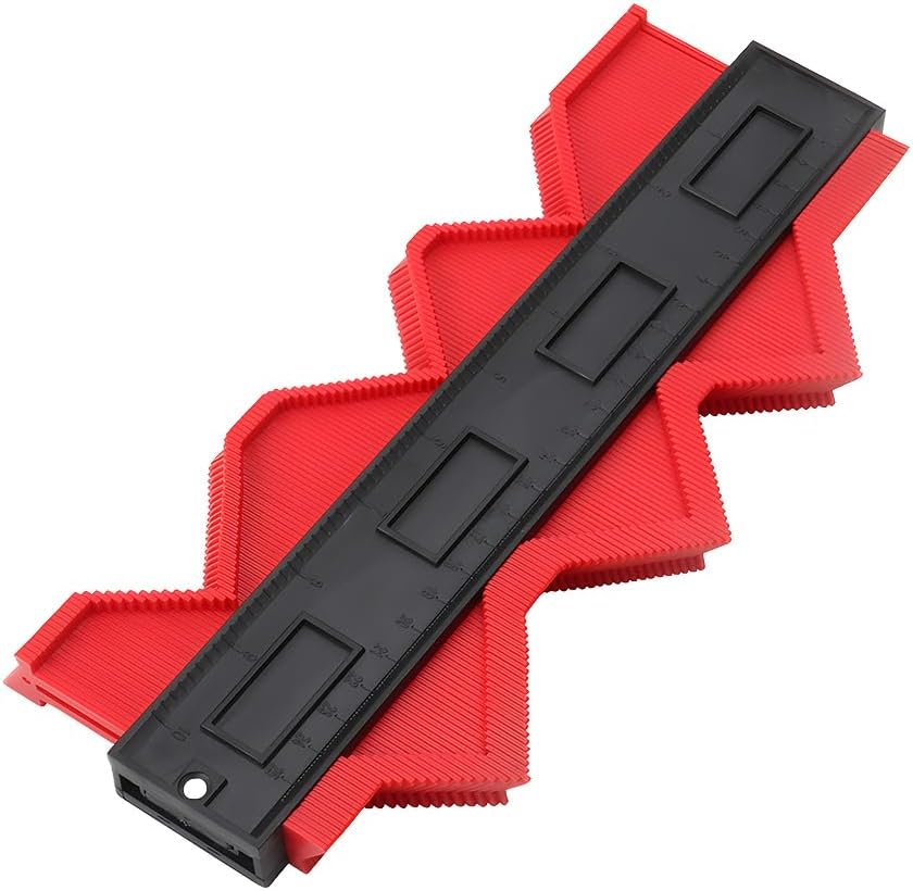 

12 дюймов/25 см Неправильные Контуры Линейка Дуги Пластиковый Измеритель Контур Профиль Шкала Шаблон Шкала Кривизны Плитка Ламинат