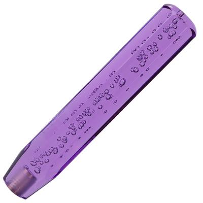 Rubonarie Crystal Shift Knob, 250mm, Foam-Style Octagonal, Universal Fit for MT and AT (Purple)