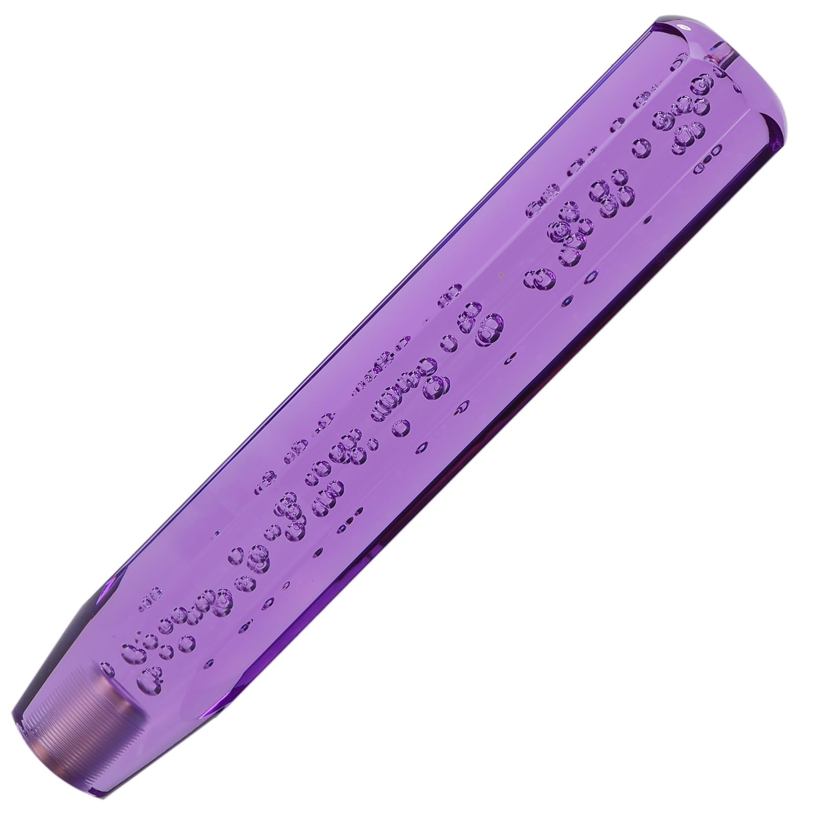 

Rubonarie Crystal Shift Knob, 250mm, Foam-Style Octagonal, Universal Fit for MT and AT (Purple)