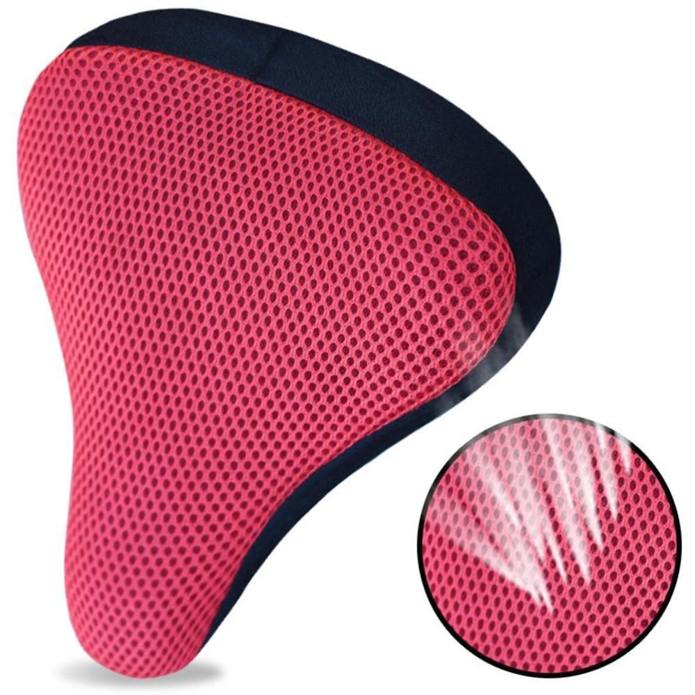 4PCS 3D Fabric Bike Seat Cover Breathable Mesh Bicycle Saddle Cover Riding Equipment