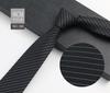 Men'S Tie Business Shirt, Striped Security Professional Dress Plus Logo8Cm Hand-Typed