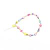 Mobile Phone Chain Beaded Colorful Cartoon Fruit Smiling Face Soft Pottery Letter Beaded To Prevent Mobile Phone from Hanging Chain.