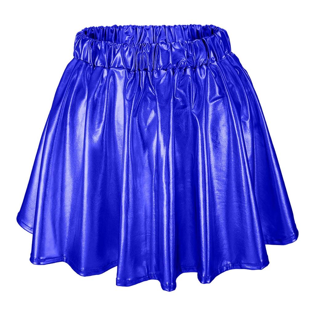 Women's Large Swing Skirt Stage Performance Costume Elastic Waist Pleated Skirt