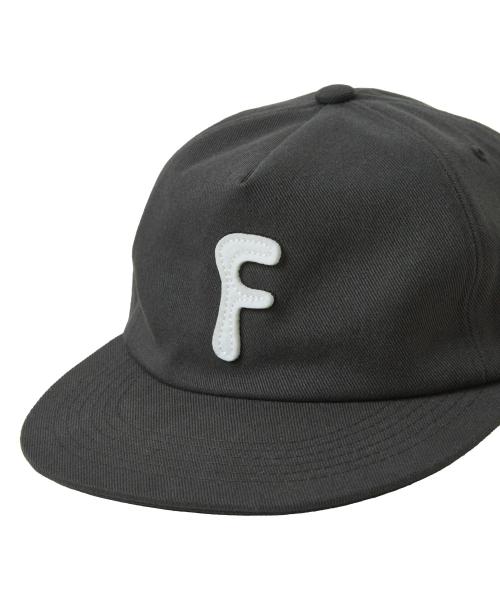 FERNOV F Applique 5-Panel Cap Charcoal