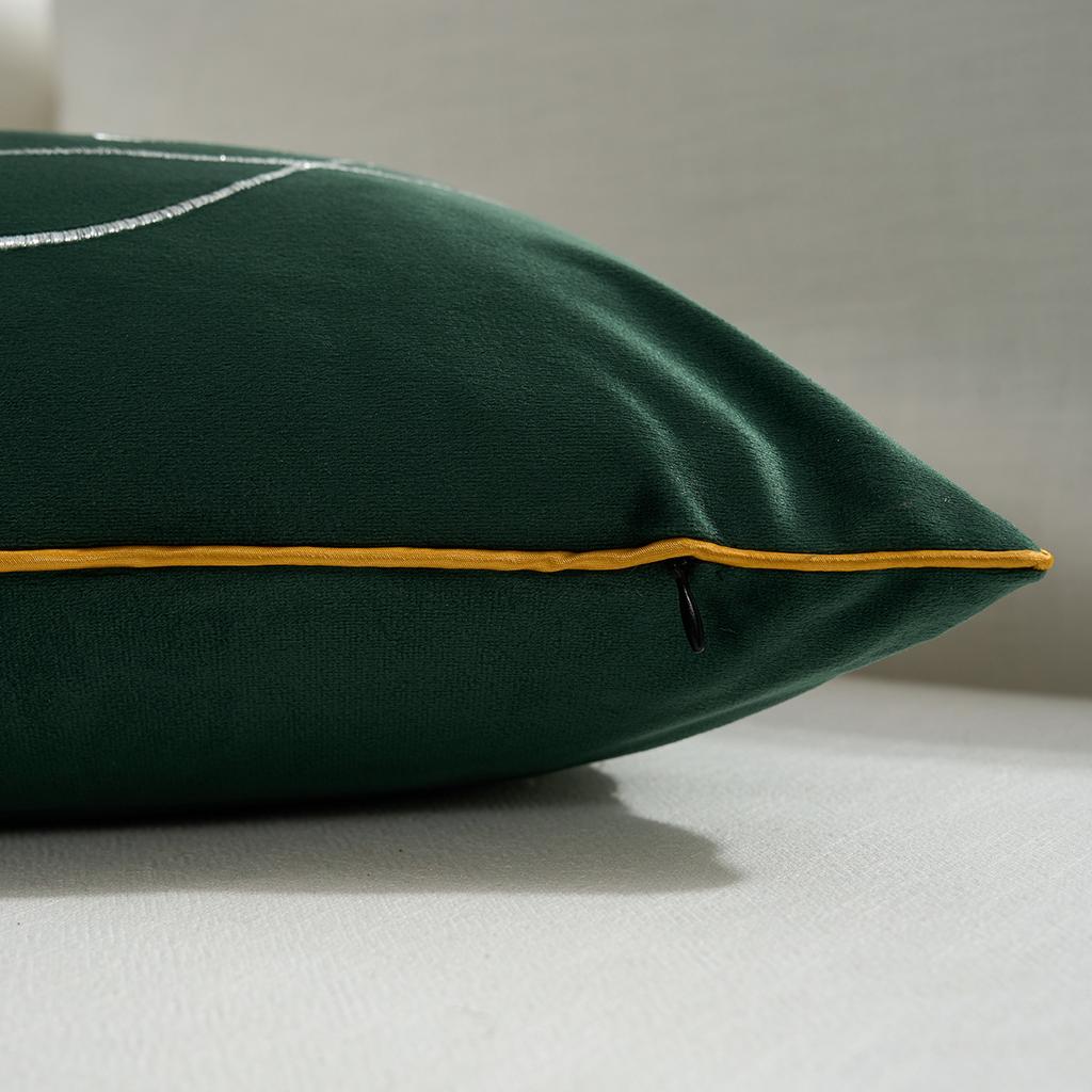 1/2 Stück 30x50cm Luxus Weihnachts-Kissenbezüge Weicher Uni-Samt Geschenk-Kissenhülle für Schlafzimmer Auto Feiertag Grün Rot Weiß