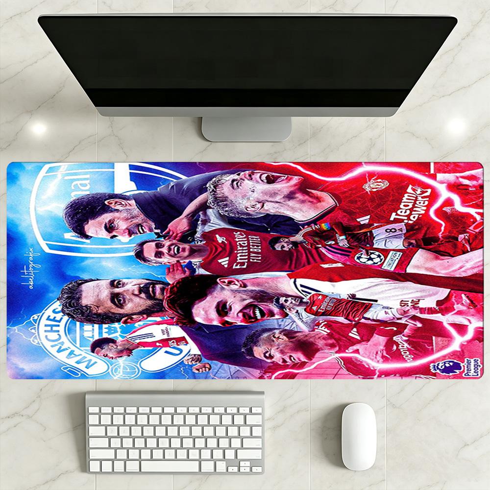 Arsenal Football Player Large Mouse Pad Desk Mat Office Mouse Mats Non-Slip Rubber Bottom Office Desk Accessory