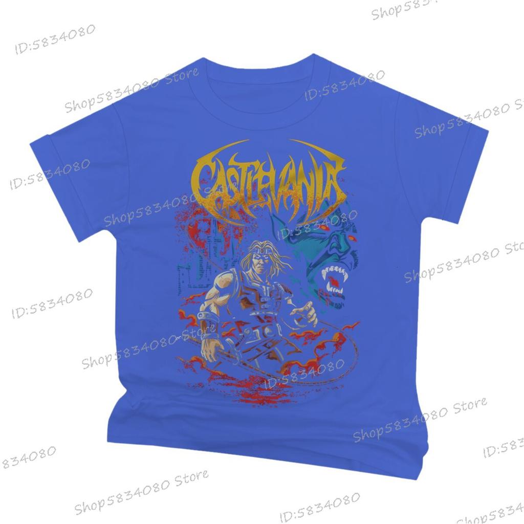 Castlevania Anime Printed Cool TShirt Unisexs Womens Anime Harajuku Soft Tee Castlevania Gift for Him Street Style Cool TShirts