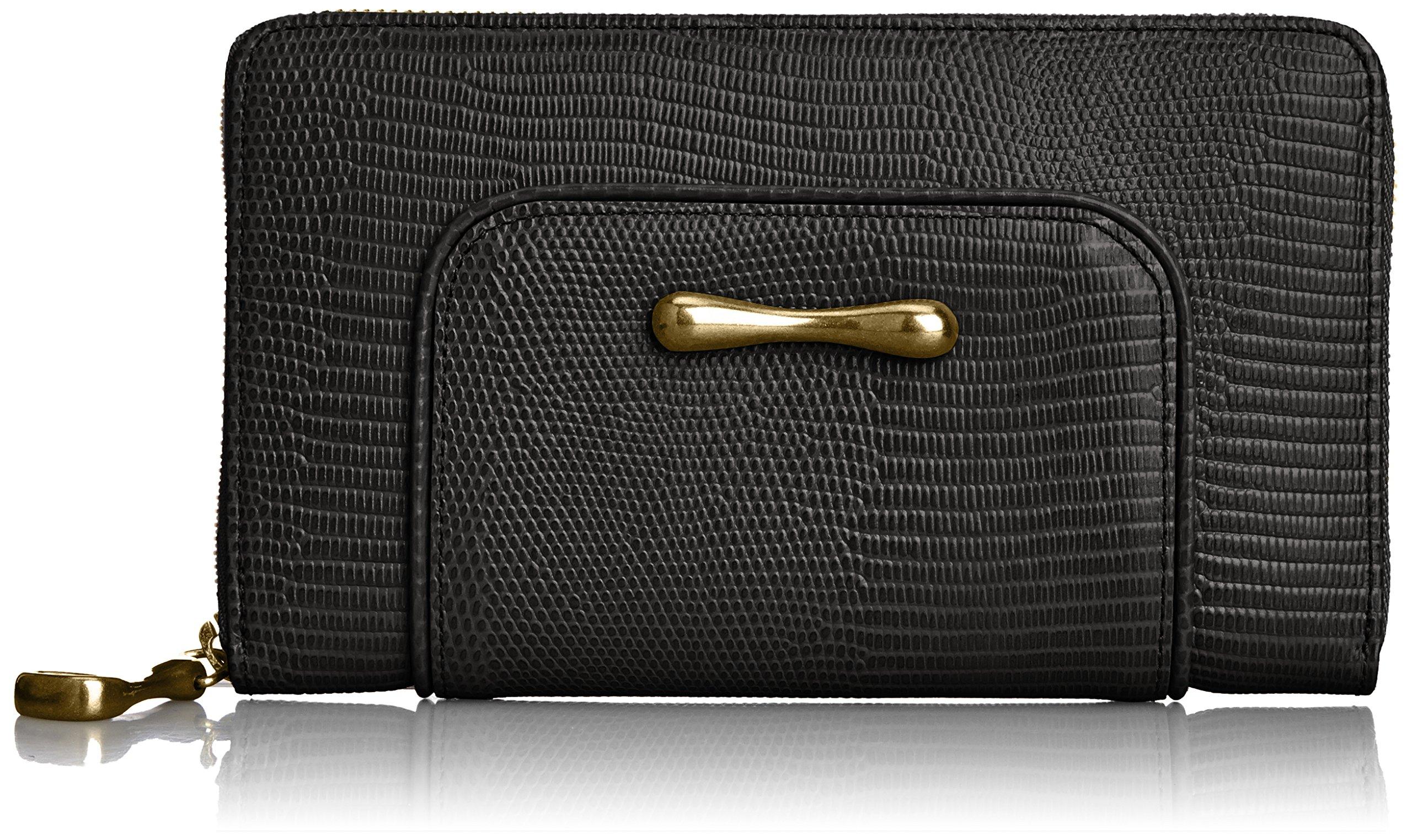 TOFF&LOADSTONE Кошелек Delis из кожи ящерицы TLA-324 ЧЕРНЫЙ (черный)