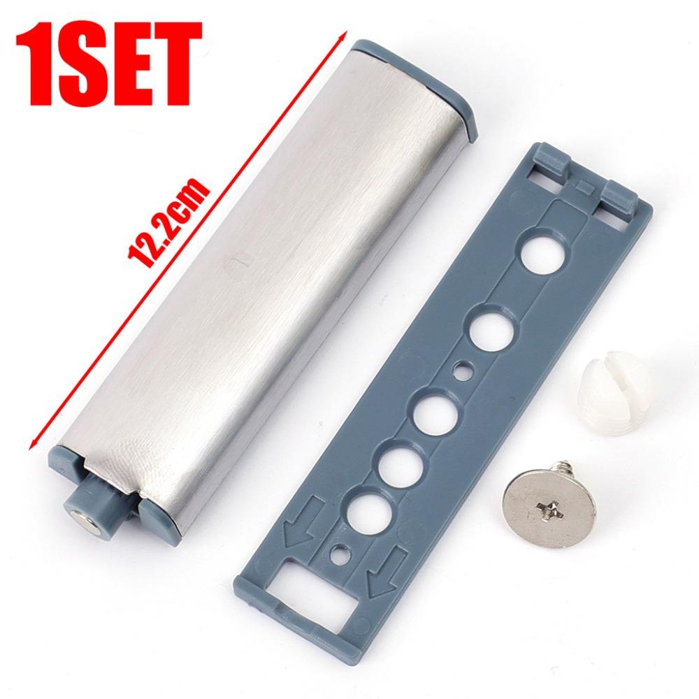 1/3Pcs Anti-collision Door Stopper Buffer Stainless Steel Touch Damper Drawer Cabinet Bouncer